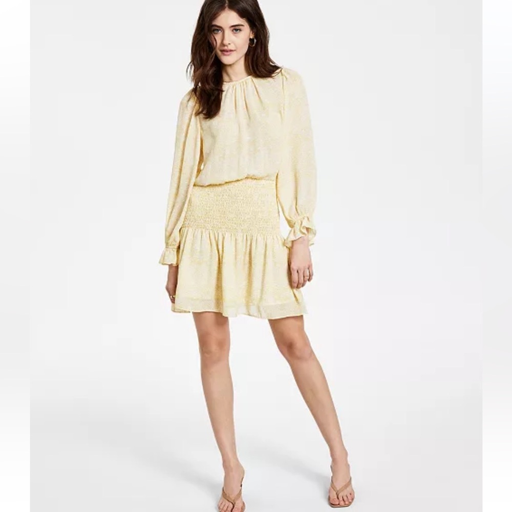 Lucy Paris Smocked Blouson Dress